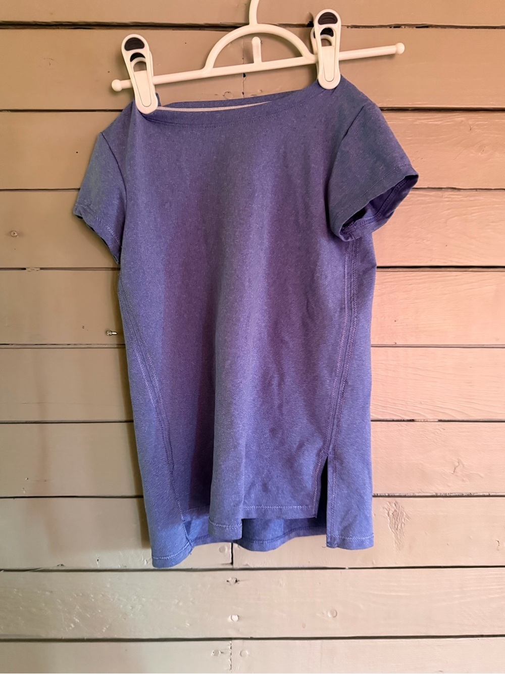 all in motion Purple Short-Sleeve Tunic Tee